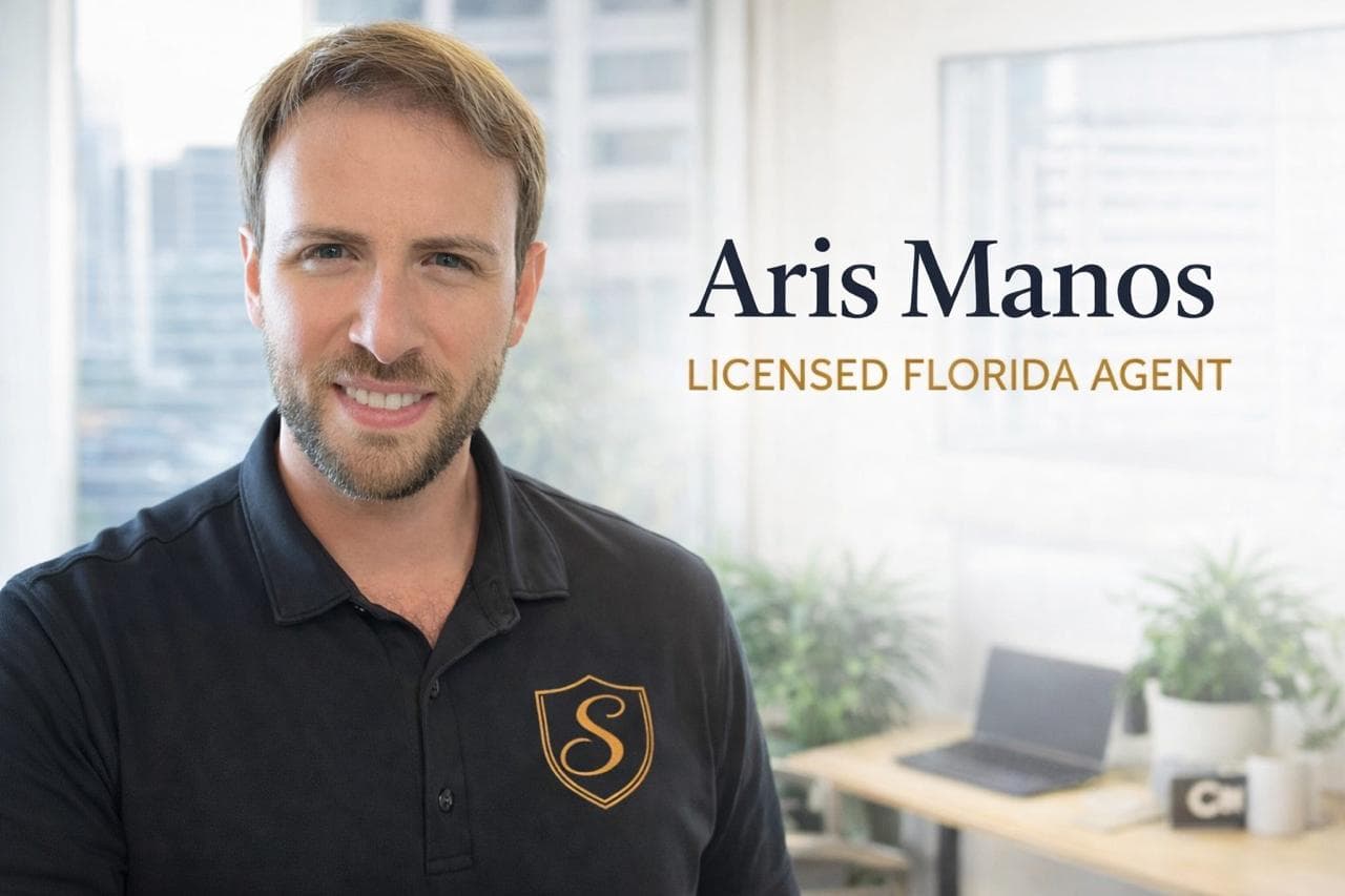 Aris Manos, licensed Florida insurance agent and founder of Seraphin Insurance Group